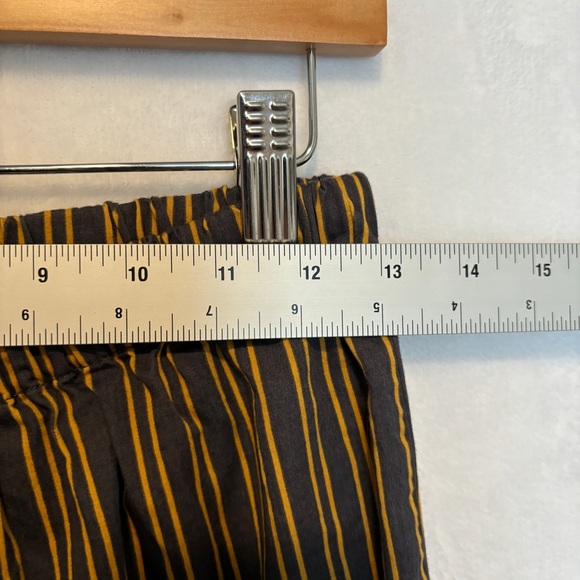 Pottery Barn Teen Harry Potter Pajamas Hufflepuff Stripe Shirt Pants size medium - Picture 3 of 16